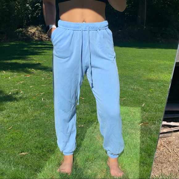 Blue Boyfriend Joggers - Picture 3 of 5